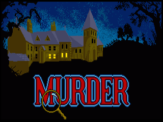 Murder title screen for Amiga